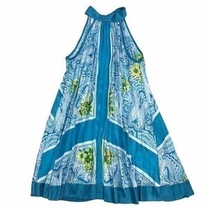 Monaco Satin Pleaded Dress